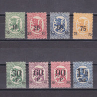 FINLAND 1919-1921, Sc# 119-126, MH - Nuovi