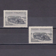 FINLAND 1946-1947, Sc# 253-253A, Transport, Busses, MH - Bussen