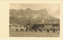 St Andéol * Carte Photo * Chantier De Jeunesse 9 " Le Roc " * Le Groupe 2 Montcalm - Saint-André-le-Gaz