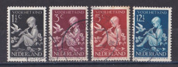 Pays Bas - 1930 - 1948 ( Wilhelmine )   Y&T  N ° 312  313  315  316  Oblitéré - Gebruikt