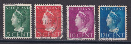 Pays Bas - 1930 - 1948 ( Wilhelmine )   Y&T  N ° 332  333  334  335  Oblitéré - Gebruikt