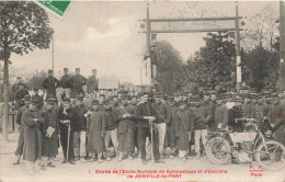 Joinville Le Pont * Entrée De L'école Normale De Gymnastique Et D'escrime * Moto Motocyclette Ancienne - Joinville Le Pont