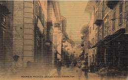 Bourg St Maurice * Grande Rue De La Commune * Coiffeur * Cpa Toilée Colorisée - Bourg Saint Maurice