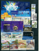 ISRAEL 2008 COMPLETE YEAR SET STAMPS + S/SHEETS MNH - SEE 3 SCANS - Cartas & Documentos