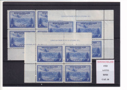 NEWFOUNDLAND 1933 LOTTO MNH - 1908-1947