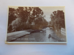 GARRET HOSTEL LANE BRIDGE CAMBRIDGE ( ENGLAND ANGLETERRE ) TRES ANIMEES  BARQUES - Cambridge