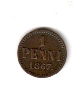 Finland  1 Penni  1867 - Finlande