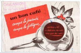 Buvard CAFES CANTON - Koffie En Thee