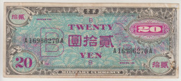 Giappone, Banconota Di Occupazione Militare. 20 Yen 1945 - Japón