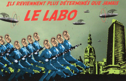 LE LABO ILS REVIENNENT PLUS DETERMINES QUE JAMAIS R. LEON BLUM à NANTES CP PUBLICITE TRES BON ETAT REF-1-TTES CP-1-2B - Espace