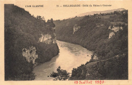 FRANCE - L'Ain Illustré - Bellegarde - Défilé Du Rhône à Génissiat - Carte Postale Ancienne - Bellegarde-sur-Valserine