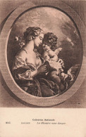 PEINTURES - TABLEAUX - Boucher - La Blessure Sans Danger - Carte Postale Ancienne - Malerei & Gemälde