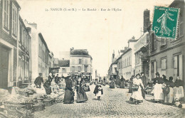 SEINE ET MARNE  NANGIS  Rue De L'église   Le Marché - Nangis