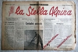 La Stella Alpina Anno III N. 10 Edizione Per L'Alto Novarese Partigiani Borgomanero Resistenza - War 1939-45