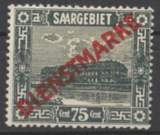 MiNr. 10 Deutschland Saargebiet Und Saarland, Dienstmarken    1922, 1. Juni/1924. Dienstmarken: Freimarken MiNr. 84-94 - Officials