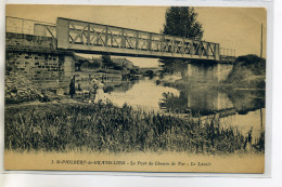 44 ST SAINT PHILBERT De GRAND LIEU Lavandieres Lavoir Pres Du Pont De Chemin De Fer 1920     / D14-2018 - Saint-Philbert-de-Grand-Lieu