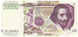 50000 LIRE GIAN LORENZO BERNINI II TIPO SERIE SOSTITUTIVA XC 23/06/1998 FDS-/FDS - Sonstige & Ohne Zuordnung