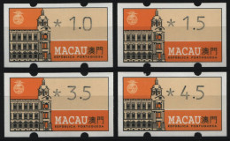 Macau - ATM 1993 - Mi-Nr. 1 I ** - MNH - 4 Wertstufen - Automatenmarken