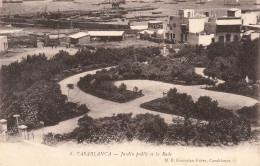 MAROC - Casablanca - Vue Sur Le Jardin Et La Rade - Carte Postale Ancienne - Casablanca