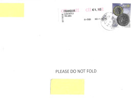 PORTOGALLO PORTUGAL - 2023 LISBOA Lettera Per L'Italia Con Francobollo Singolo + Etichetta Meccanica Ctt - 17285 - Cartas & Documentos