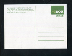 "IRLAND" 1984, Postkarte Mi. P 12/01 "Saint Patricks Day" ** (1898) - Postal Stationery