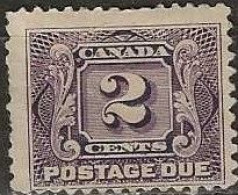CANADA 1906 Postage Due Stamp - 2c. - Violet MH - Port Dû (Taxe)