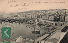 ALGERIE - Alger - Vue Sur Le Port Et La Ville - Carte Postale Ancienne - Algerien