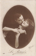 COUPLES - Le Baiser - Gloria - Carte Postale Ancienne - Parejas