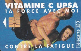 F715  01/1997 - VITAMINE C UPSA - 120 SO3 - (verso : N° Deux Lignes - 2 ème Ligne Vers La Gauche Sous Le A) - 1997