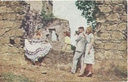 Panama - Fiesta Costume On Old Spanish Cathedral - Ed. Pan American World Airways - Panama