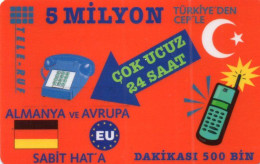 TURKEY - PREPAID - TELERUF - ALMANYA VE AVRUPA - MINT - Türkei