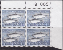 Greenland 1981 Sc 141  Upper Right Block MNH** - Nuovi