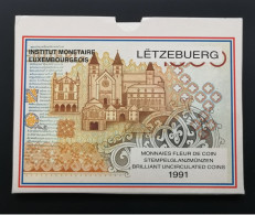 CARTERA OFICIAL LUXEMBURGO 1991 BU  - EURO SET  KMS  COFFRET - Luxembourg