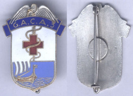 Insigne Du Groupement D'Ambulances De Corps D'Armée N° 3 - Services Médicaux