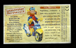 Kinder Ferrero BPZ - Cartina Motocoyote Falcoyote - Notes
