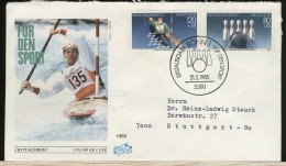 GERMANY - DEUTSCHE - FDC 1985 -  SPORT - 1981-1990