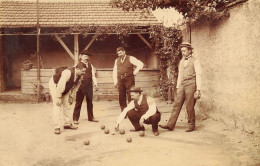 Vienne * Carte Photo 1906 * Une Partie De Pétanque * Jeu De Boules Boulodrome Boulistes Sport - Vienne