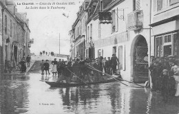 La Charité * La Crue Du 19 Octobre 1907 * La Loire Dans Le Faubourg * Hôtel Du Cygne FOURNIER * Inondation Villageois - La Charité Sur Loire