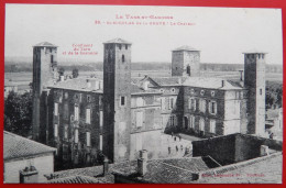 Cpa 82 SAINT NICOLAS DE LA GRAVE Anime Chateau Confluent Du Tarn Et De La Garonne - Saint Nicolas De La Grave