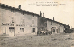 Replonges * Rue , Le Quartier De La Gare * Aubergiste Boulangerie LAURENT * Attelage De Boeufs - Zonder Classificatie