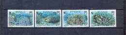 TUVALU - MNH - WWF - SEA LIFE - MI.NO. 638/41 - CV = 10 € - Tuvalu