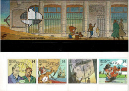 1991 B22 (2428-2431)( Antwerpen) Postfris Met Filatelistische Stempel : Stripverhalen / Personnages De Bandes Dessinées - 1953-2006 Modern [B]
