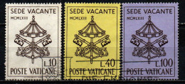 VATICANO - 1963 - SEDE VACANTE - USATI - Used Stamps