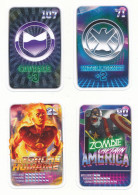 4 CARTES  MARVEL REVEIL TON POUVOIR - Marvel