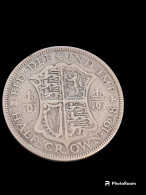 Royaume Uni Half Crown GeorgesV 1928 Argent - Autres & Non Classés