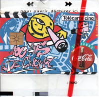 GN 192 Coca Cola Télécarte FRANCE 5 Unités NSB Phonecard (salon 547) - 5 Unités