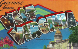 Etats-Unis - Carte Postale - Greetings From West Virginia - Otros & Sin Clasificación