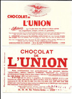 GF567 - BUVARDS CHOCOLAT DE L'UNION - Kakao & Schokolade
