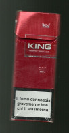 Tabacco Pacchetto Di Sigarette Italia - King Red Da 10 Pezzi - Vuoto - Etuis à Cigarettes Vides