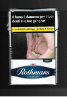 Tabacco Pacchetto Di Sigarette Italia - Rothmans Blu N.07 Da 20 Pezzi ( Vuoto ) - Zigarettenetuis (leer)